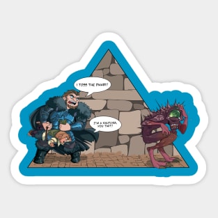 I Toss the... Halfling? Sticker